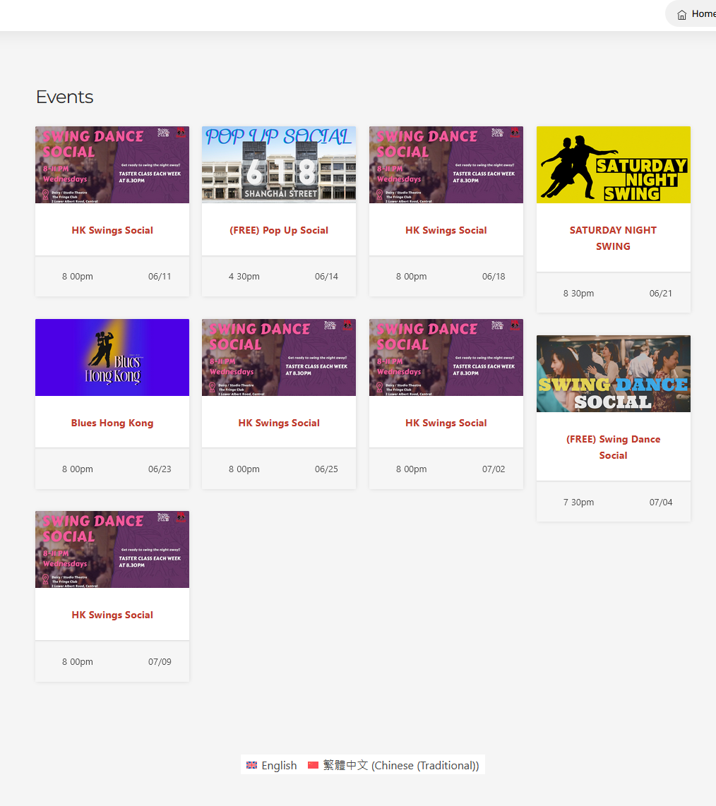 Events Calendar